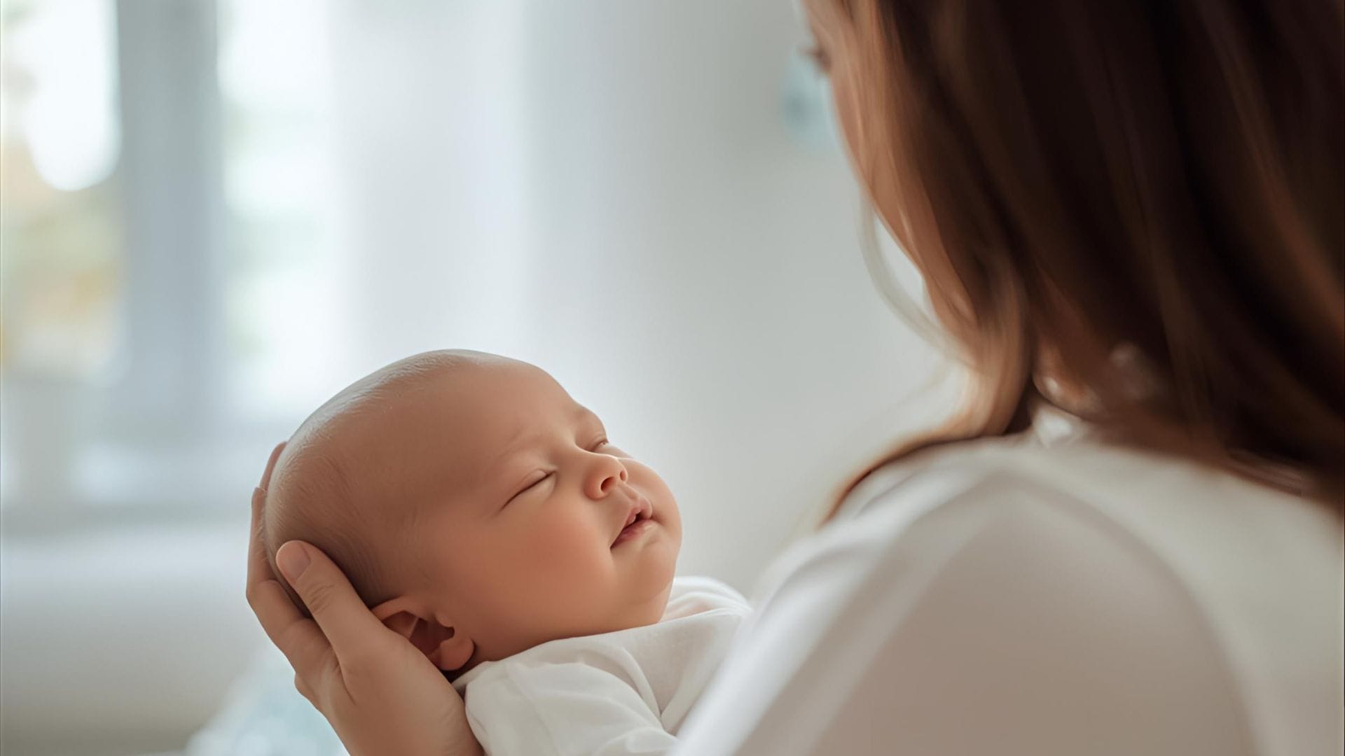 colique du nourrisson : bébé heureux