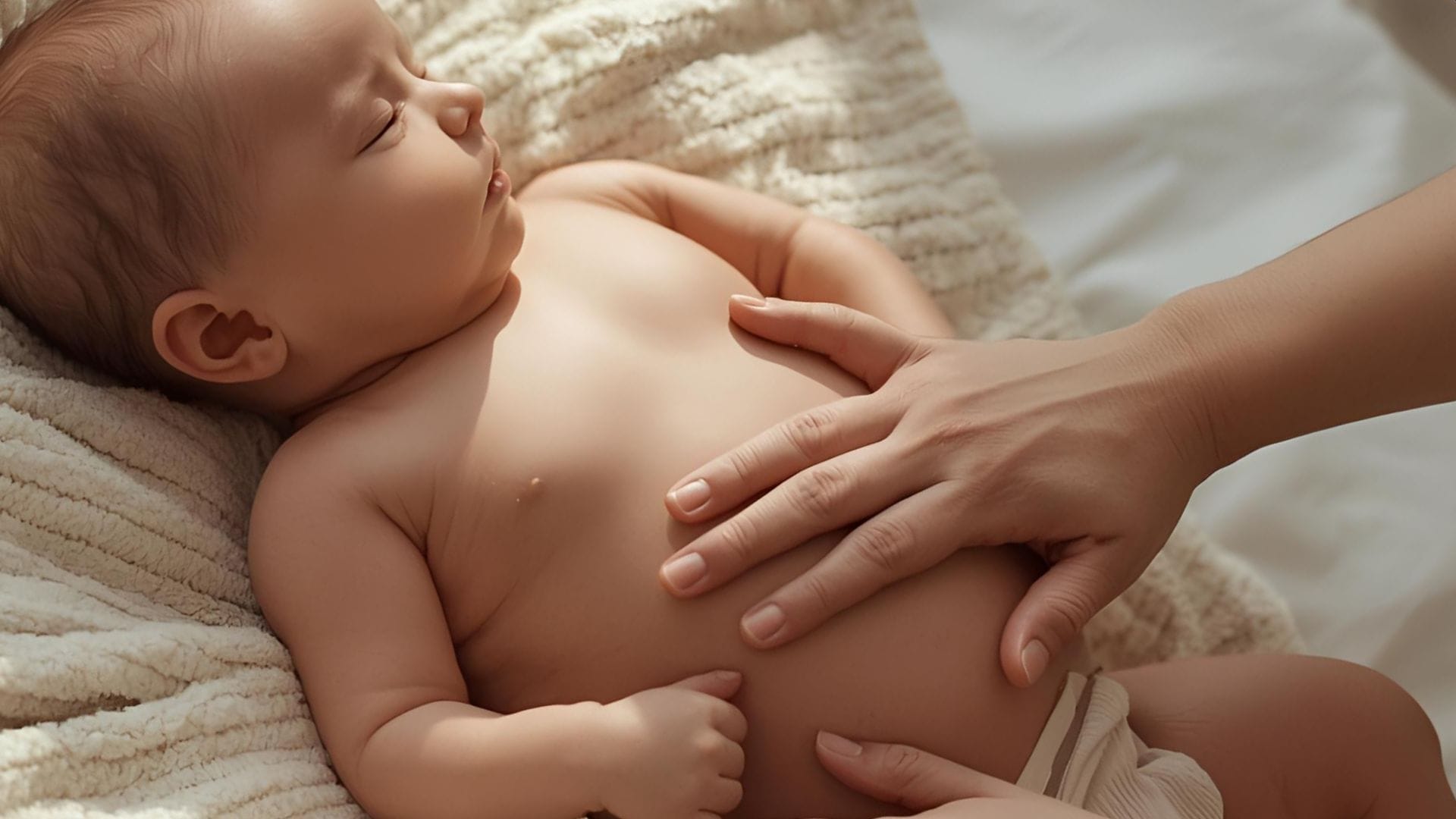 colique du nourrisson : massage