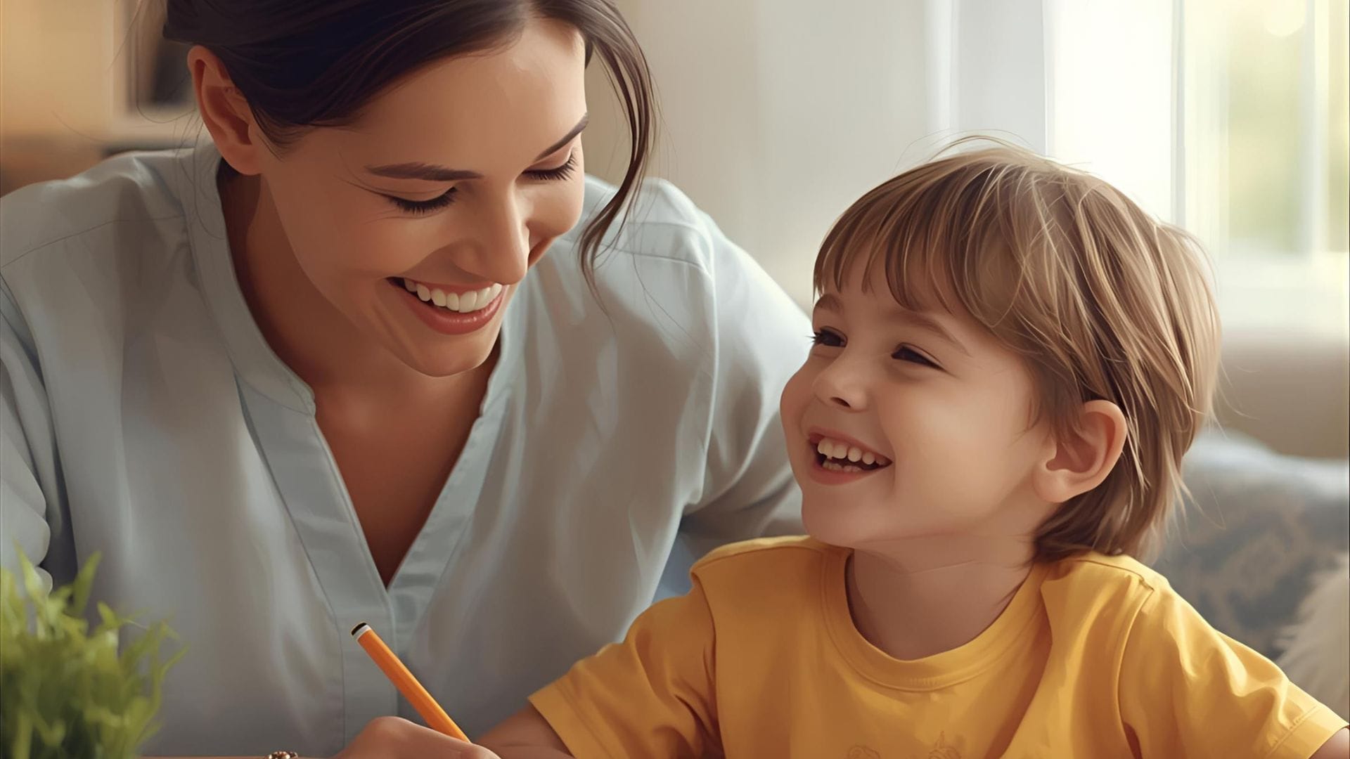 Exercices orthophoniques : heureux