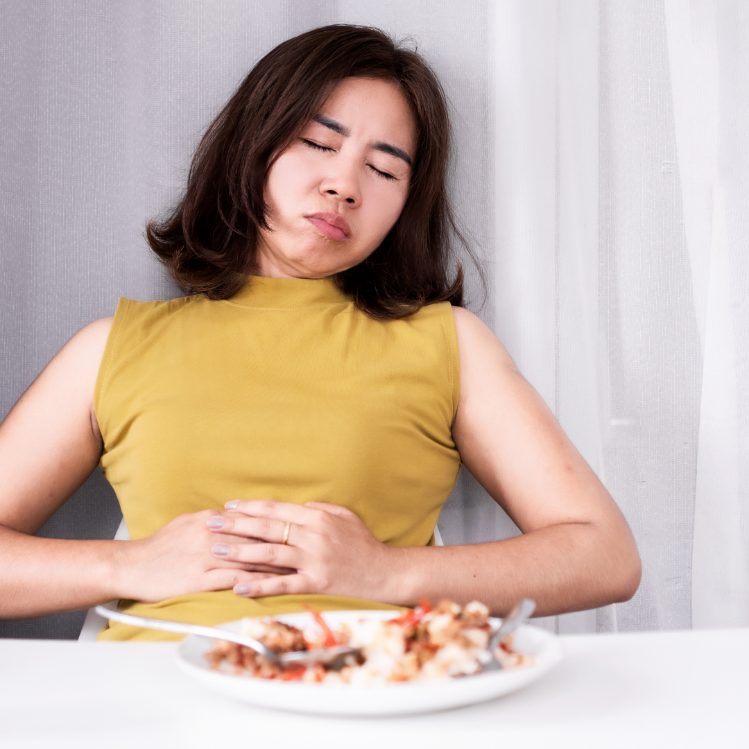 Ventre gonflé après repas : illustration des causes de ballonnements