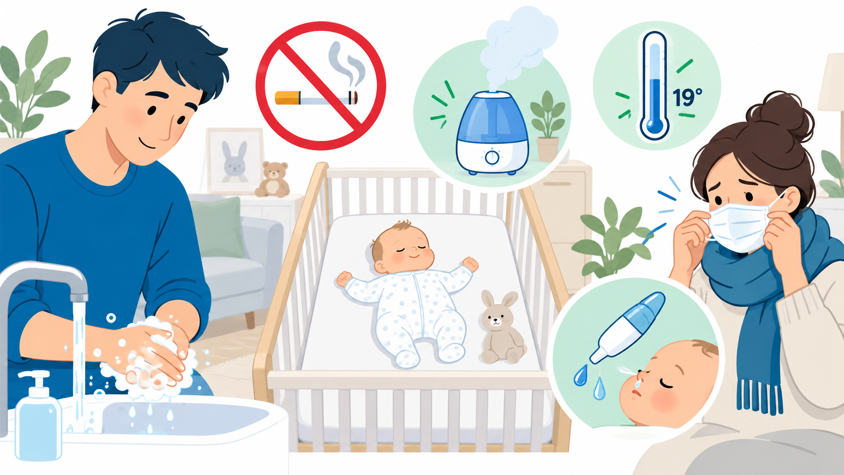 Bronchiolite bébé : symptômes cliniques à reconnaître chez le nourrisson